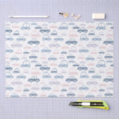 Kinder auto's tissuepapier (Craft)
