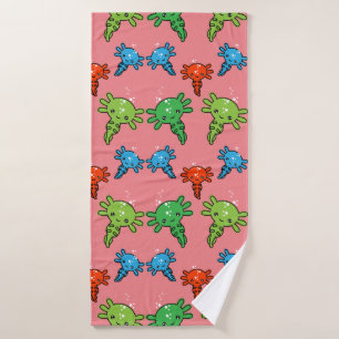 Kinder Axototl Salamander Badhanddoek