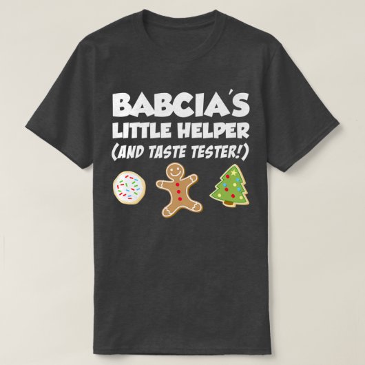 Kinder Babciaanse kerstak T-shirt (Design voorkant)