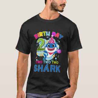 Kinder Baby 2e verjaardag Jongen meisje 2 jaar oud T-shirt