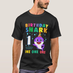 Kinder Baby Schudhaai 1St Birthday Boy Girl 1 jaar T-shirt