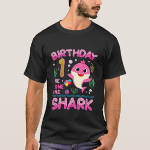 Kinder Baby Schudhaai 1St Birthday Boy Girl 1 jaar T-shirt