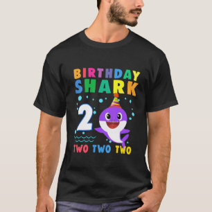 Kinder Baby Schudhaai 2e verjaardag Jongen Meisje T-shirt