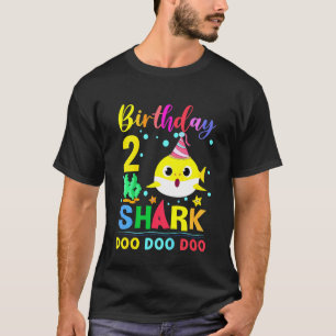 Kinder Baby Schudhaai 2e verjaardag Jongen Meisje T-shirt