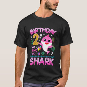 Kinder Baby Schudhaai 2e verjaardag Jongen Meisje T-shirt