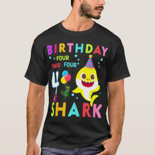 Kinder Baby Schudhaai 3e verjaardag Jongen meisje T-shirt