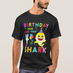 Kinder Baby Schudhaai 3e verjaardag Jongen meisje T-shirt
