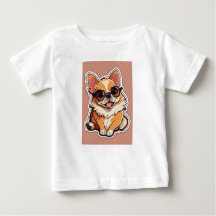 KINDER, BABY-TSHIRT, BABY-STIJL, BUNNY-DESIGN-DOEK