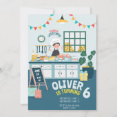 Kinder bakverjaardag kaart (Voorkant)