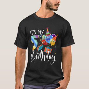 Kinder ballon 5e verjaardag Ik ben 5 jaar oud Boys T-shirt