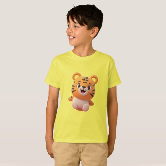 Kinder basis T-shirt (Voorkant volledig)