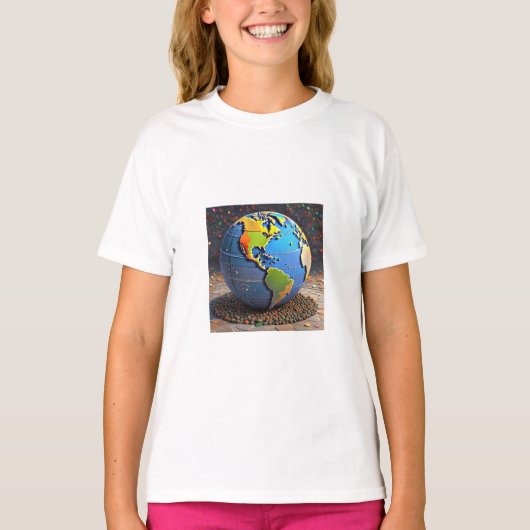 Kinder basis T-shirt (Voorkant)