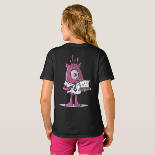Kinder basis T-shirt (Achterkant volledig)