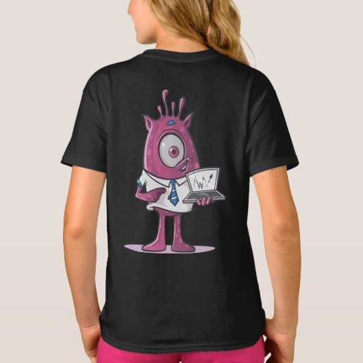 Kinder basis T-shirt (Achterkant)