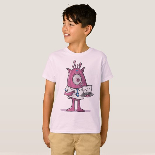Kinder basis T-shirt (Voorkant volledig)