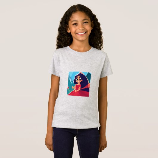 Kinder basis T-shirt (Voorkant volledig)