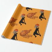 kinder basketbalpartij Madness Cadeaupapier (Uitgerold)