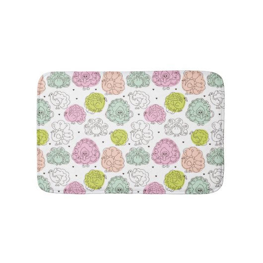 kinder behang badmat (Voorkant)