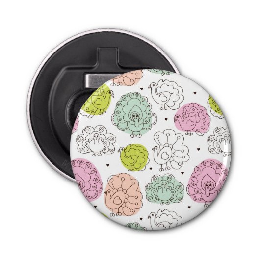 kinder behang  button flesopener (Voorkant)