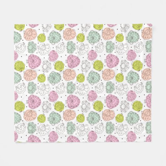 kinder behang  fleece deken (Voorkant (Horizontaal))