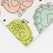 kinder behang  fleece deken (Hoek)