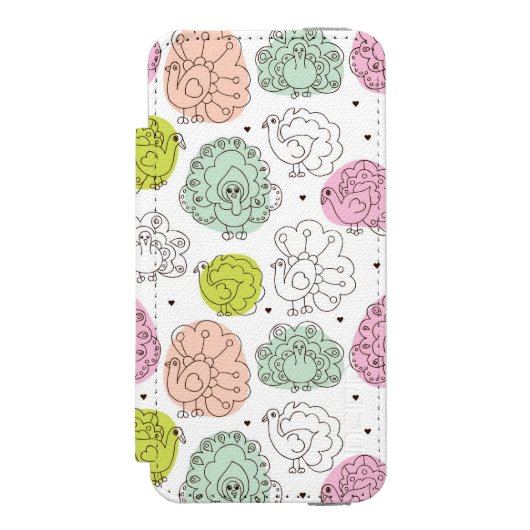 kinder behang incipio iPhone portemonnee hoesje (Voorkant Agenda)