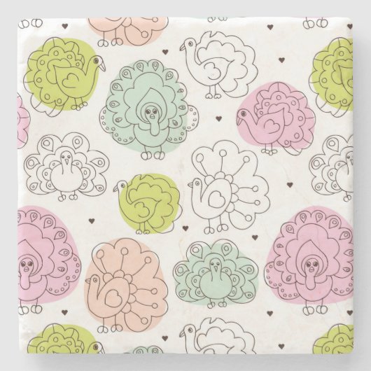 kinder behang stenen onderzetter (Voorkant)