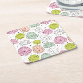 kinder behang  vierkante kartonnen onderzetter (Schuin)