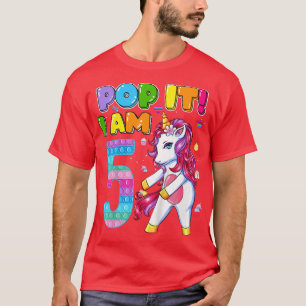 Kinder ben ik 5 jaar oud, 5 jaar oud, Unicorn Dabb T-shirt