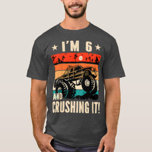 Kinder ben ik 6 en ik heb het gegrift. t-shirt