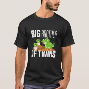 Kinder ben ik een grote broer van tweelingen D T-shirt