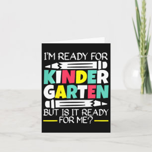 Kinder ben ik klaar voor de kleuterschool, maar is kaart