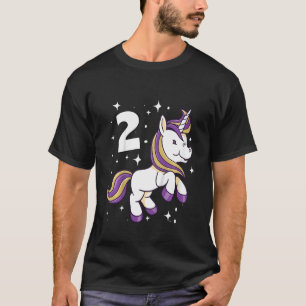 Kinder bevaarbare kindermeisjes 2 jaar t-shirt
