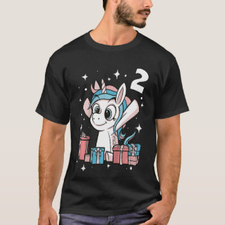 Kinder bevaarbare kindermeisjes 2 jaar t-shirt