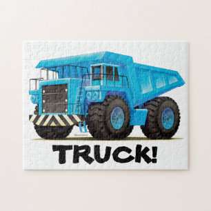Kinder Big Blue Custom Dumper Truck Legpuzzel