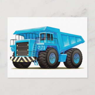 Kinder Big Blue Dumper Truck Briefkaart