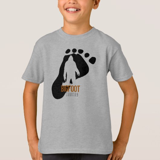 Kinder Bigfoot T-Shirt (Voorkant)
