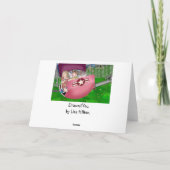 Kinder bij Carnaval Whimsical Art Kaart (Achterkant)