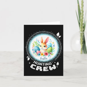 Kinder bijpassende familie paasei jacht crew peute kaart