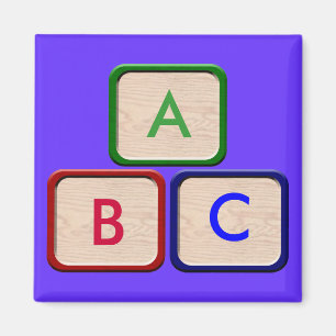 Kinder Blokken Fridge Magnet Magneet
