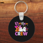 Kinder Boo Crew Kindergarten Teacher Kids Hallowee Sleutelhanger (Voorkant)