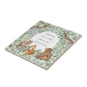 Kinder boomdieren neurserie tegeltje (Zijkant)