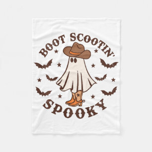 Kinder Boot Scootin Spooky Western Halloween Retro Fleece Deken