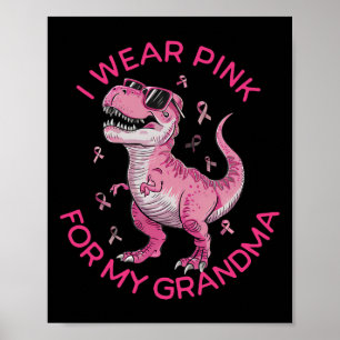 Kinder borstkanker Bewustzijn Ik Draag roze voor m Poster