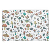 Kinder bosbeestjes en paddenstoelen kussensloop (Voorkant-Rechts)