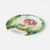 Kinder bosslang jarig papieren bordje (Gekanteld)