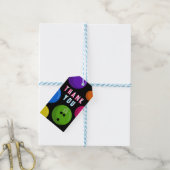Kinder Bowling Birthday Party Dank u voor de label Cadeaulabel (Met Touw)