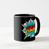 Kinder Boys Karl Name Comic Book Superheld Mok (Voorkant rechts)