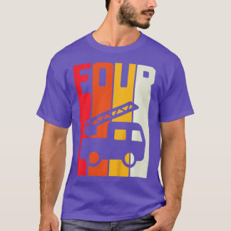 Kinder brandweerwagen 4e verjaardag Boys brandweer T-shirt