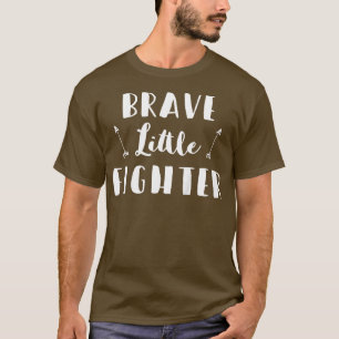 Kinder Brave Little Fighter Childhood Cancer Tshir T-shirt